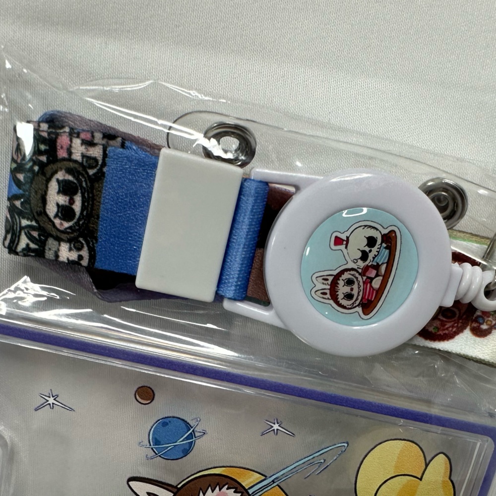 Labubu The Monsters Blast Off Badge Holder & ID Lanyards - Picture 3 of 3